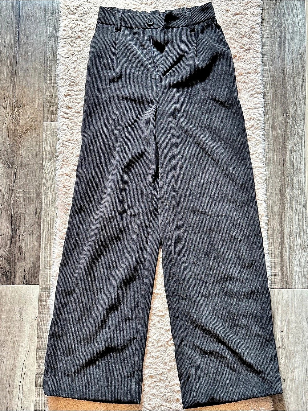 H&M Wide Leg Pants in Black Size XS Like New